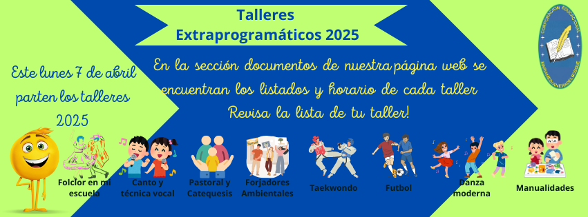 Talleres Extraprogramáticos 2025